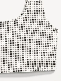 Pique Scoop-Neck Swim Top