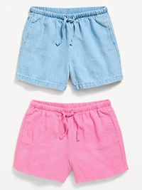 Shorts 2-Pack for Toddler Girls