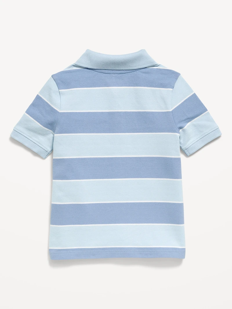 Short-Sleeve Pique Polo Shirt for Toddler Boys