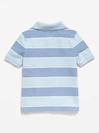 Short-Sleeve Pique Polo Shirt for Toddler Boys