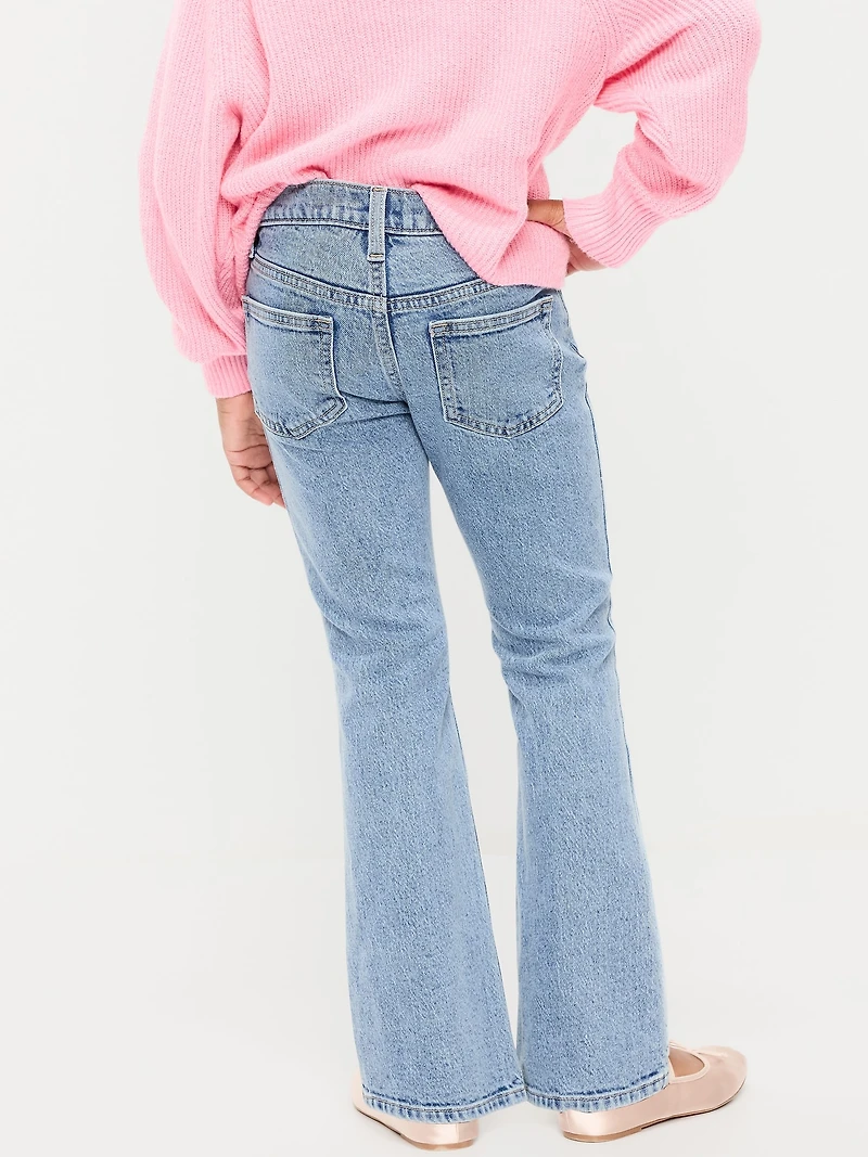 High-Waisted Flare-Leg Jeans for Girls