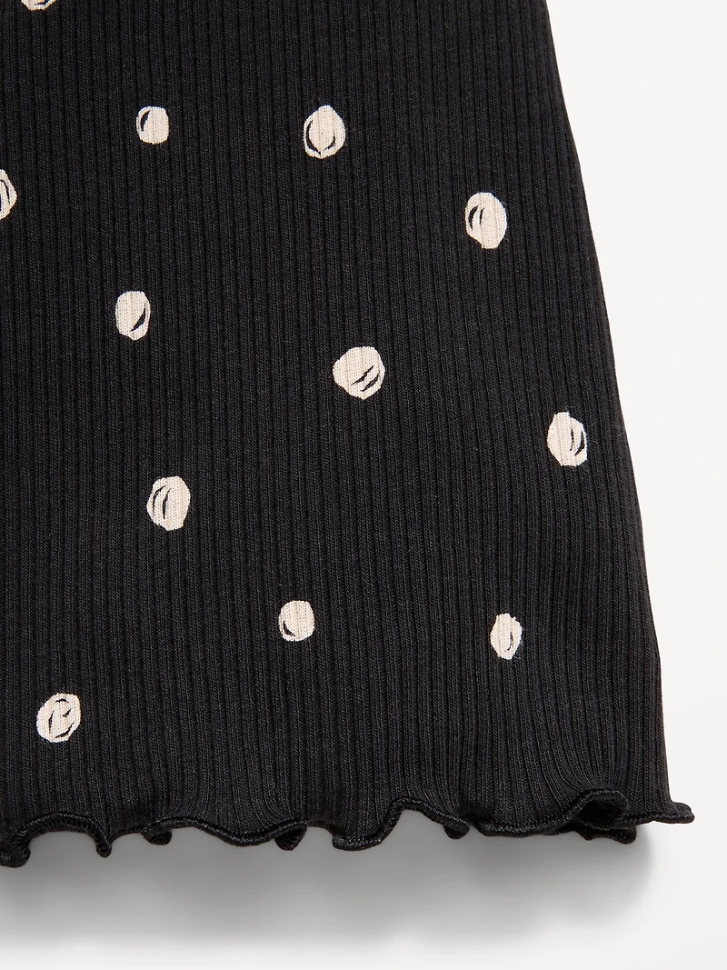 Ribbed Flare Leggings for Toddler Girls