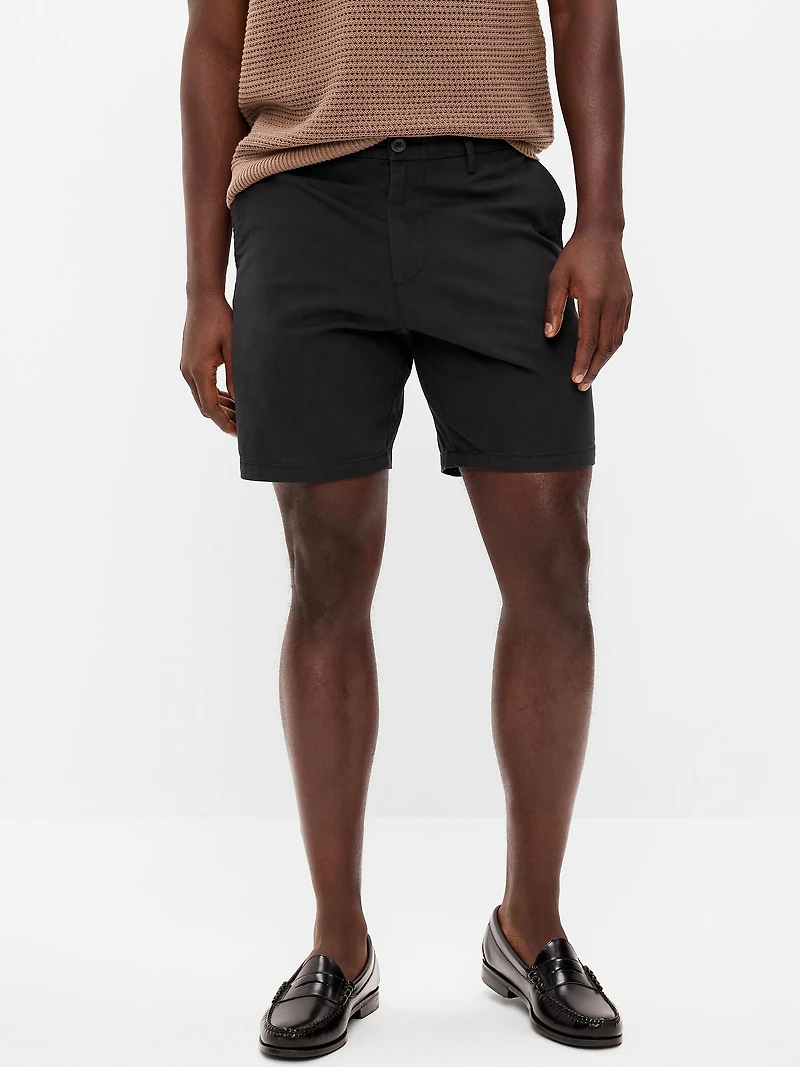 Slim Built-In Flex Rotation Chino Shorts - 8-inch inseam