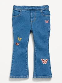 Wow Pull-On High-Waisted Flare-Leg Jeans for Toddler Girls