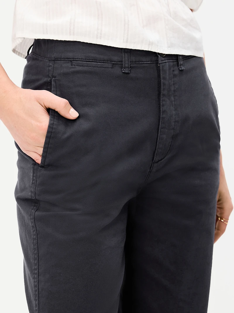 High-Waisted OGC Chino Full Length Straight Pants