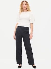 High-Waisted OGC Chino Full Length Straight Pants