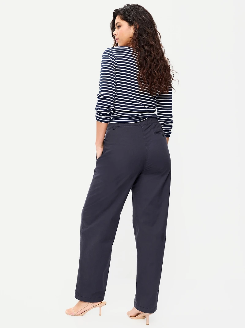 High-Waisted OGC Chino Full Length Straight Pants