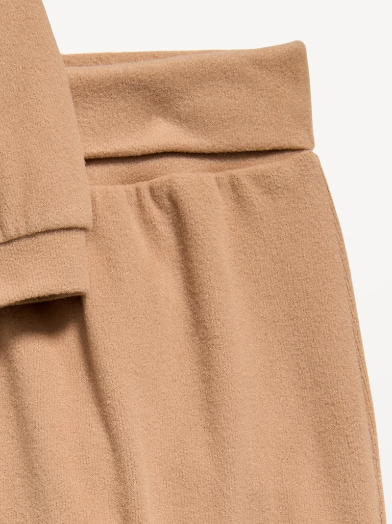 Cozy-Knit Long-Sleeve Top and Leggings Set for Baby