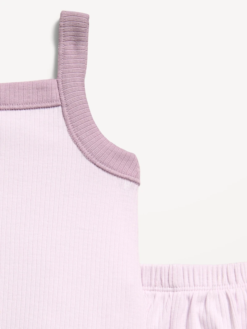 Ribbed Cami Tank and Shorts Set for Baby