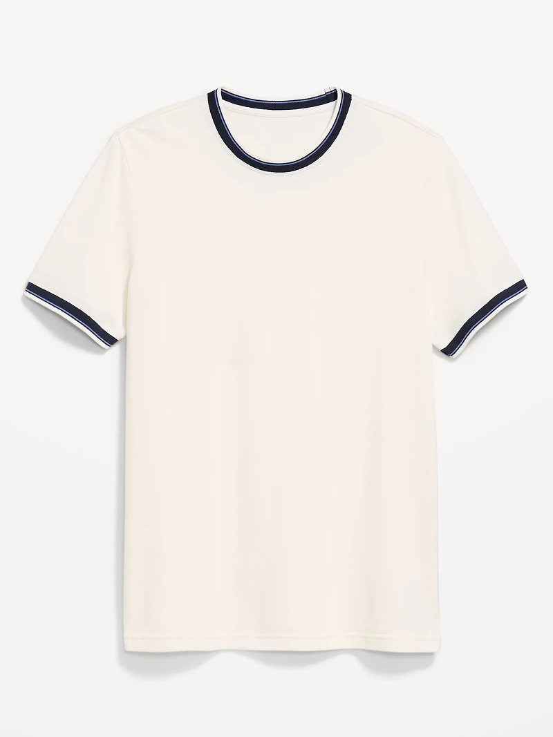 Crew-Neck Pique T-Shirt