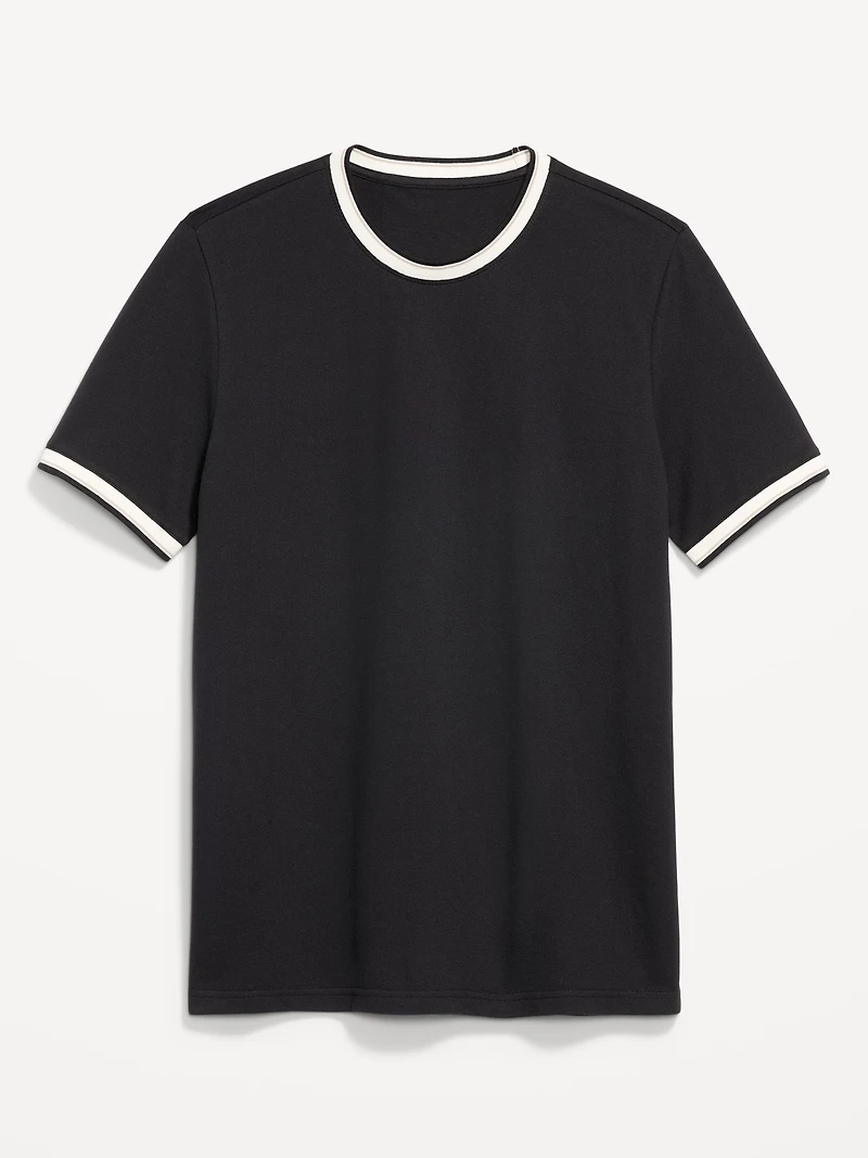 Crew-Neck Pique T-Shirt