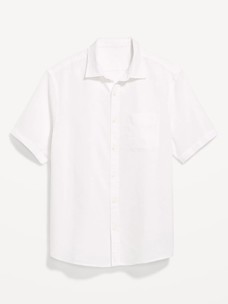 Classic Fit Everyday Linen-Blend Shirt