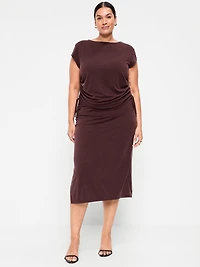 Ruched Midi Skirt