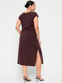 Ruched Midi Skirt