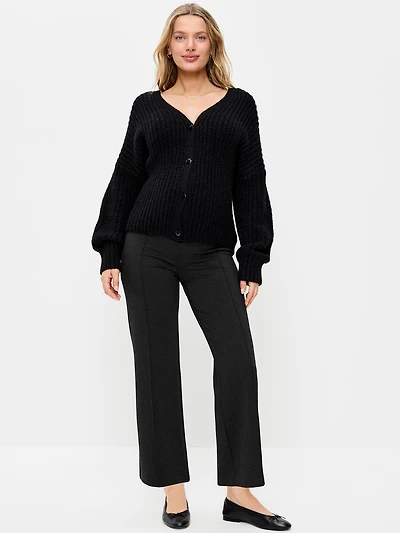 Maternity Full-Panel Stevie Straight Pants