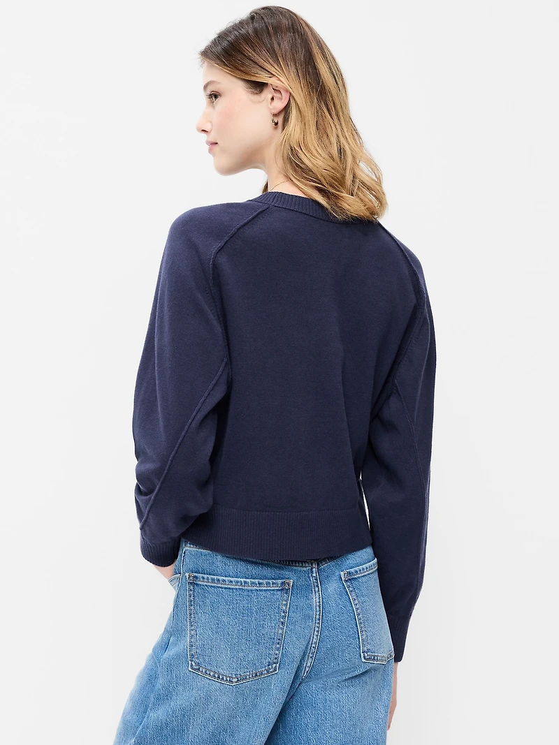 SoSoft Lite Crew-Neck Cropped Sweater