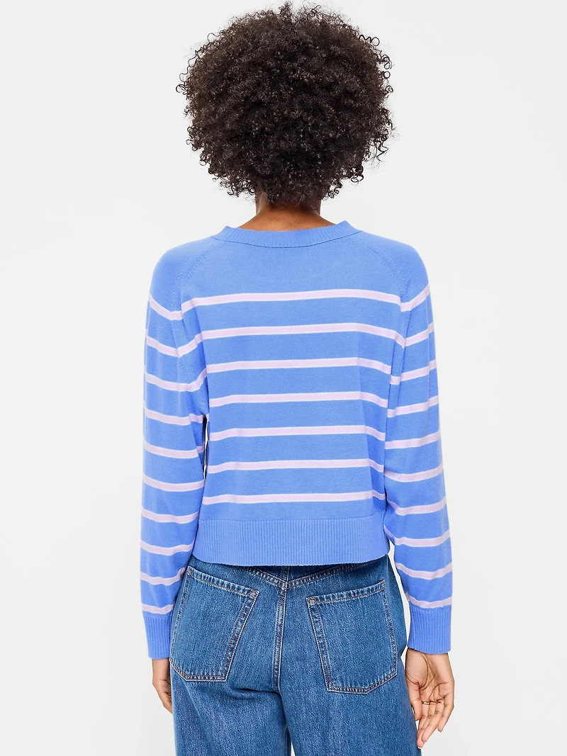 SoSoft Cropped Crew-Neck Sweater