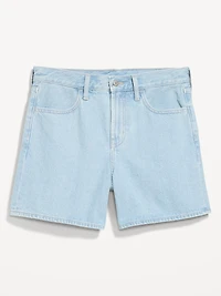 High-Waisted Wow Baggy Jean Shorts - 5-inch inseam
