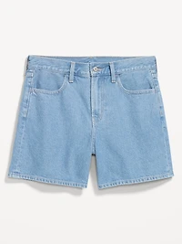 High-Waisted Wow Baggy Jean Shorts - 5-inch inseam