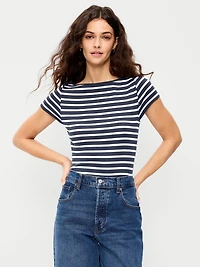 Snug Boat-Neck T-Shirt