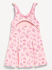 Printed Sleeveless Athletic Dress for Toddler Girls
