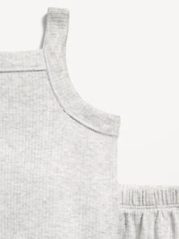 Ribbed Cami Tank and Shorts Set for Baby