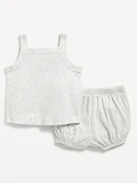 Ribbed Cami Tank and Shorts Set for Baby