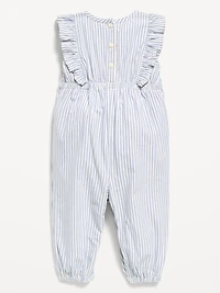 Sleeveless Ruffle-Trim One-Piece for Baby