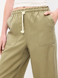 High-Waisted Utility Ankle Pants