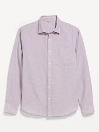 Classic Fit Linen-Blend Shirt