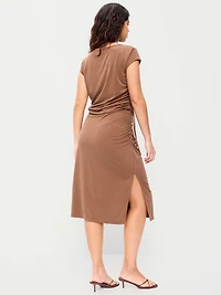 Ruched Midi Skirt
