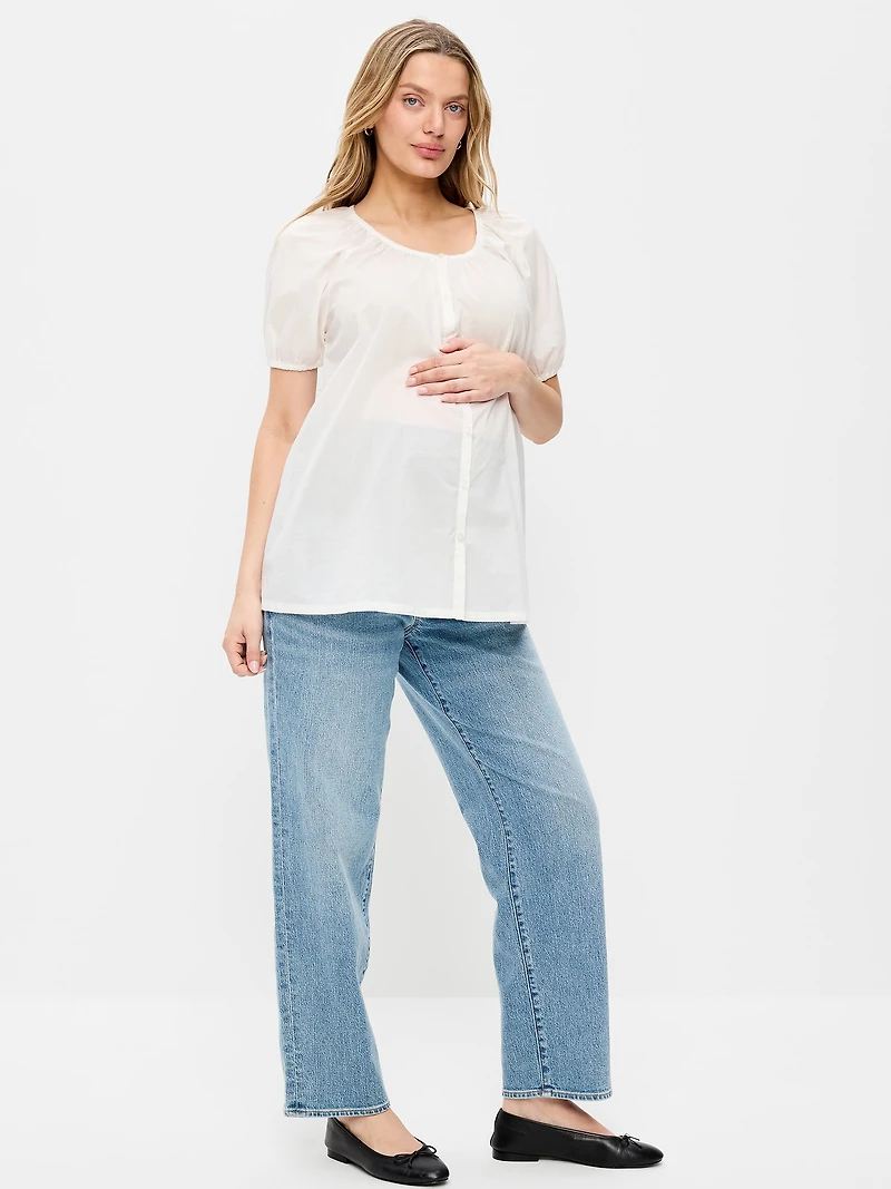 Maternity Full-Panel OG Loose Jeans