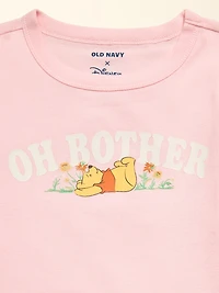 Old Navy x Disney Winnie the Pooh Fitted Graphic Ringer T-Shirt for Girls