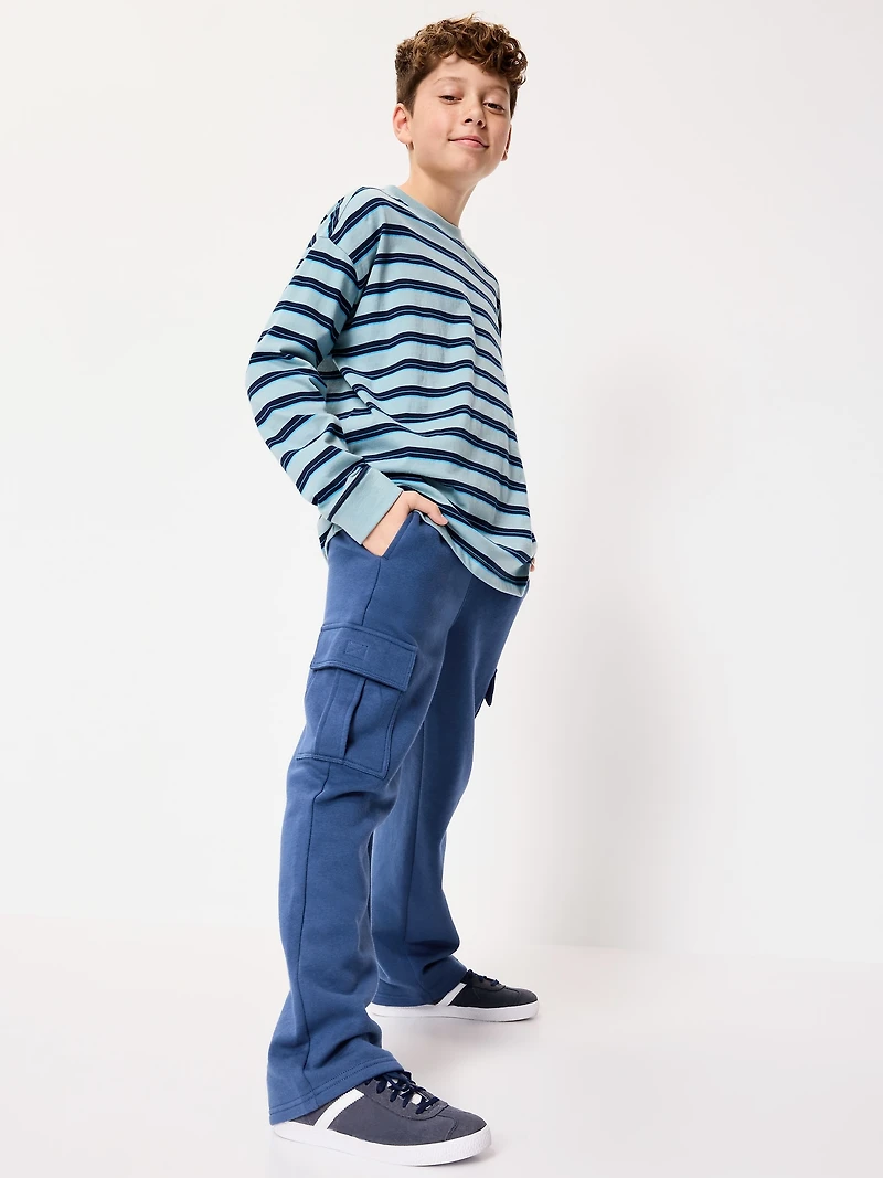 Favorite Fleece Baggy Cargo Sweatpants for Boys