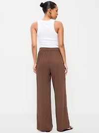 High-Waisted Playa Wide-Leg Pants