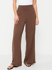 High-Waisted Playa Wide-Leg Pants