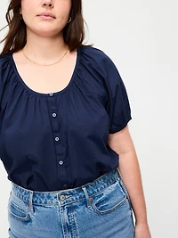 Airy Button-Down Top