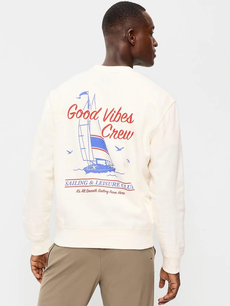 Oversized Graphic Rotation Sweatshirt