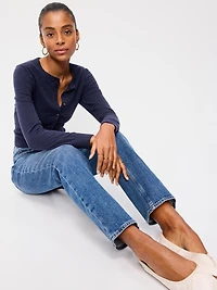 SoSoft Lite Cropped Pointelle Cardigan