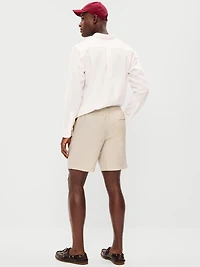 Linen-Blend Jogger Shorts - 7-inch inseam
