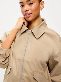 Full-Zip Harrington Jacket