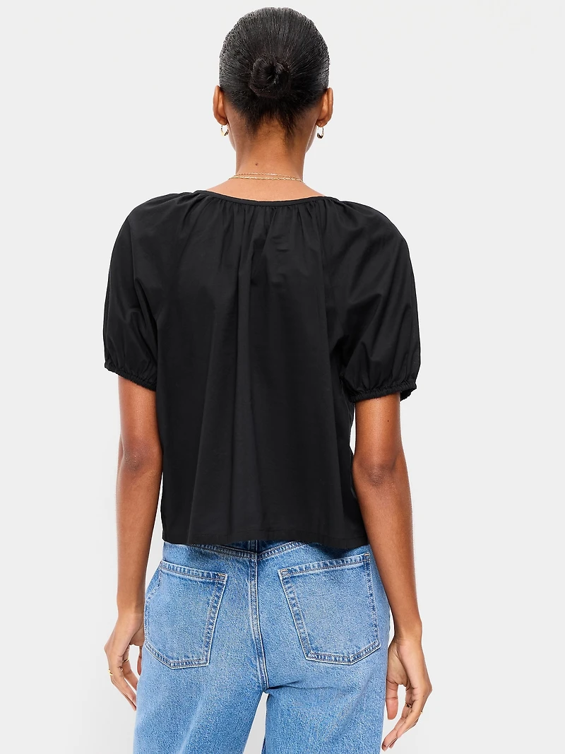 Airy Button-Down Top