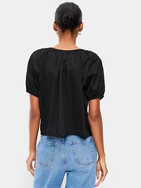 Airy Button-Down Top