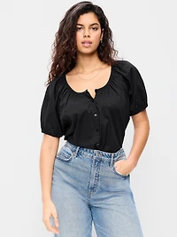 Airy Button-Down Top