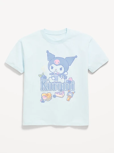 Kuromi™ Oversized Graphic T-Shirt for Girls