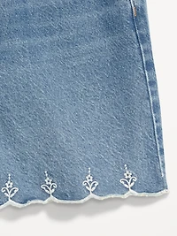 High-Waisted Baggy Jean Shorts -- 5-inch inseam