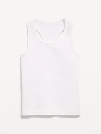Fitted Seamless Ribbed Racerback Performance Top for Girls