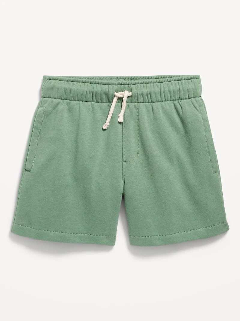 Above Knee Fleece Jogger Shorts for Boys