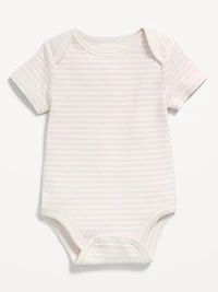 Short-Sleeve Ribbed Bodysuit for Baby