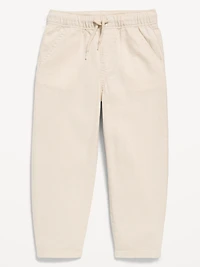Linen-Blend Barrel Leg Pants for Toddler Boys
